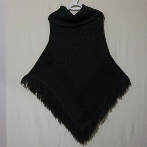 🌷Olive Green Wool Poncho